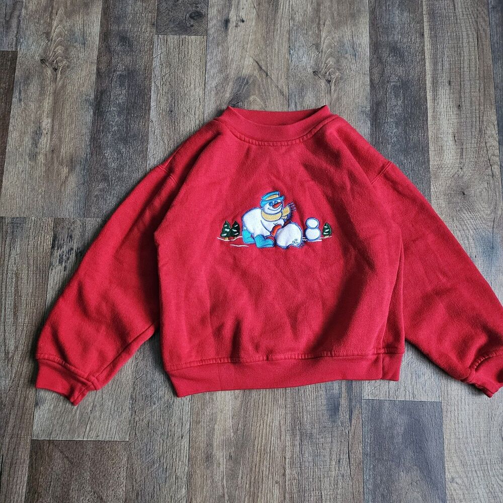 Children's Size 7 Architect  Brand Vintage Ugly Christmas Sweatshirt